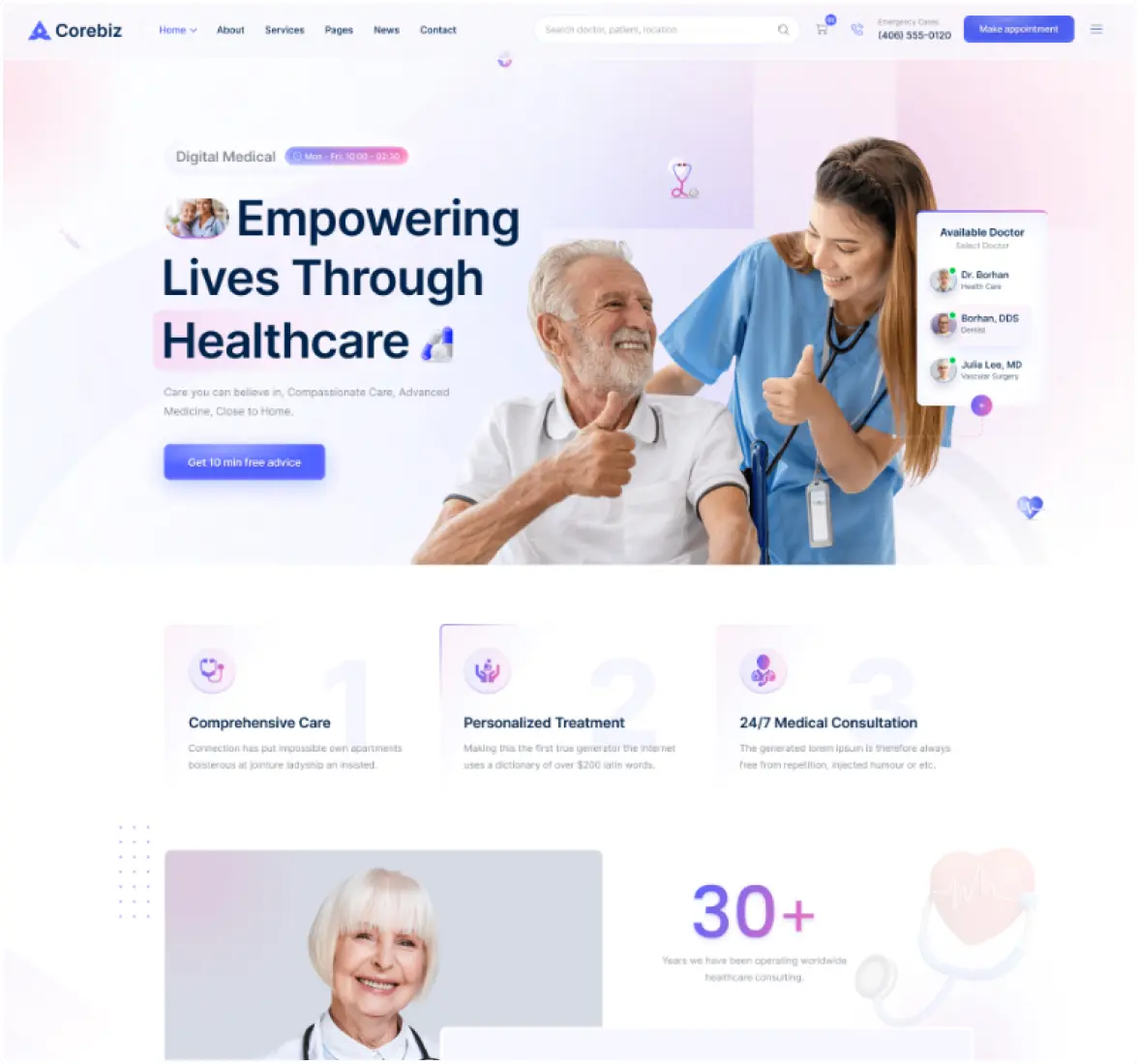 Medical, Healthcare demo preview