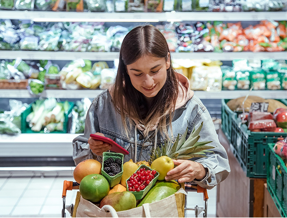 Woman shopping
