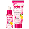 Grocero niacinamide serum and mask