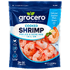 Grocero cooked shrimp in blue packaging