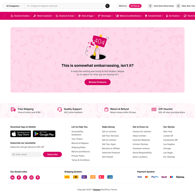 404 Page page preview