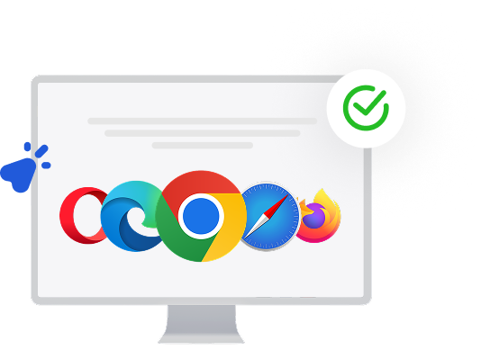 Compatible with major browsers