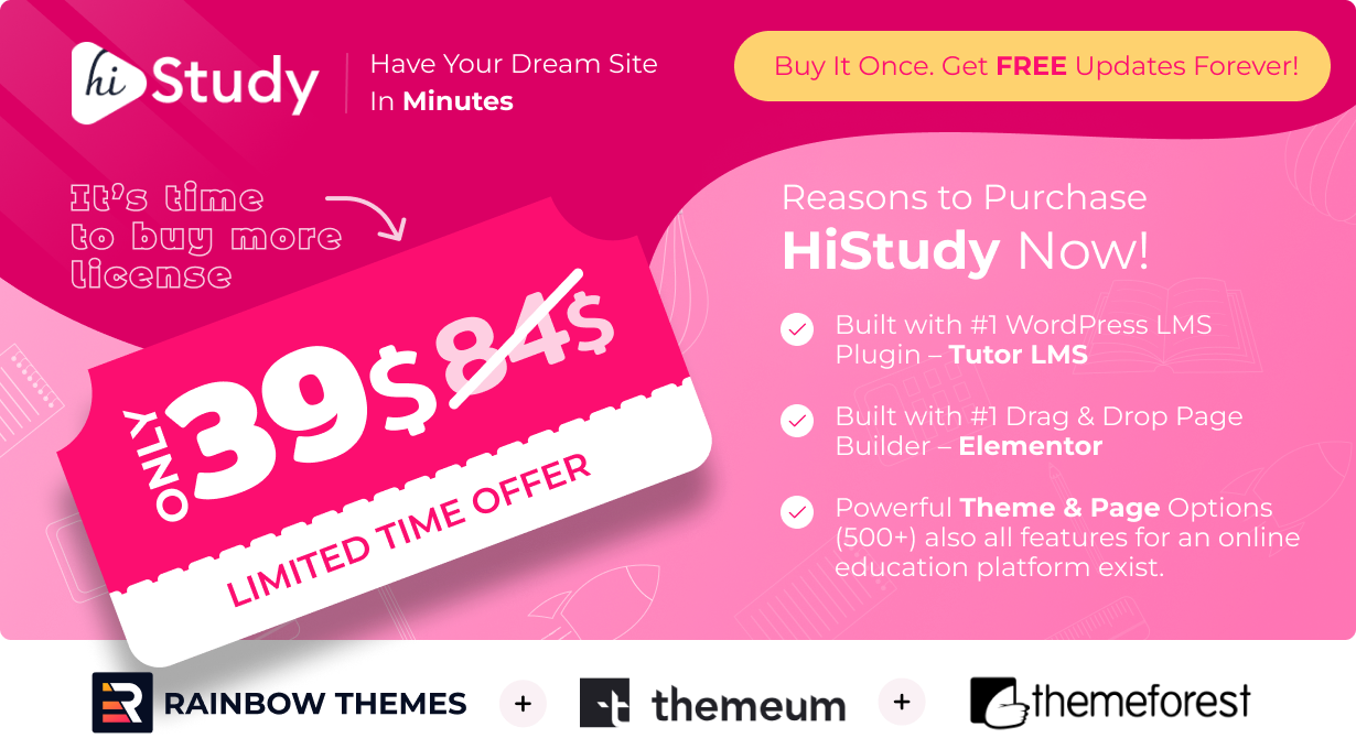 Education WordPress Theme | HiStudy - 2